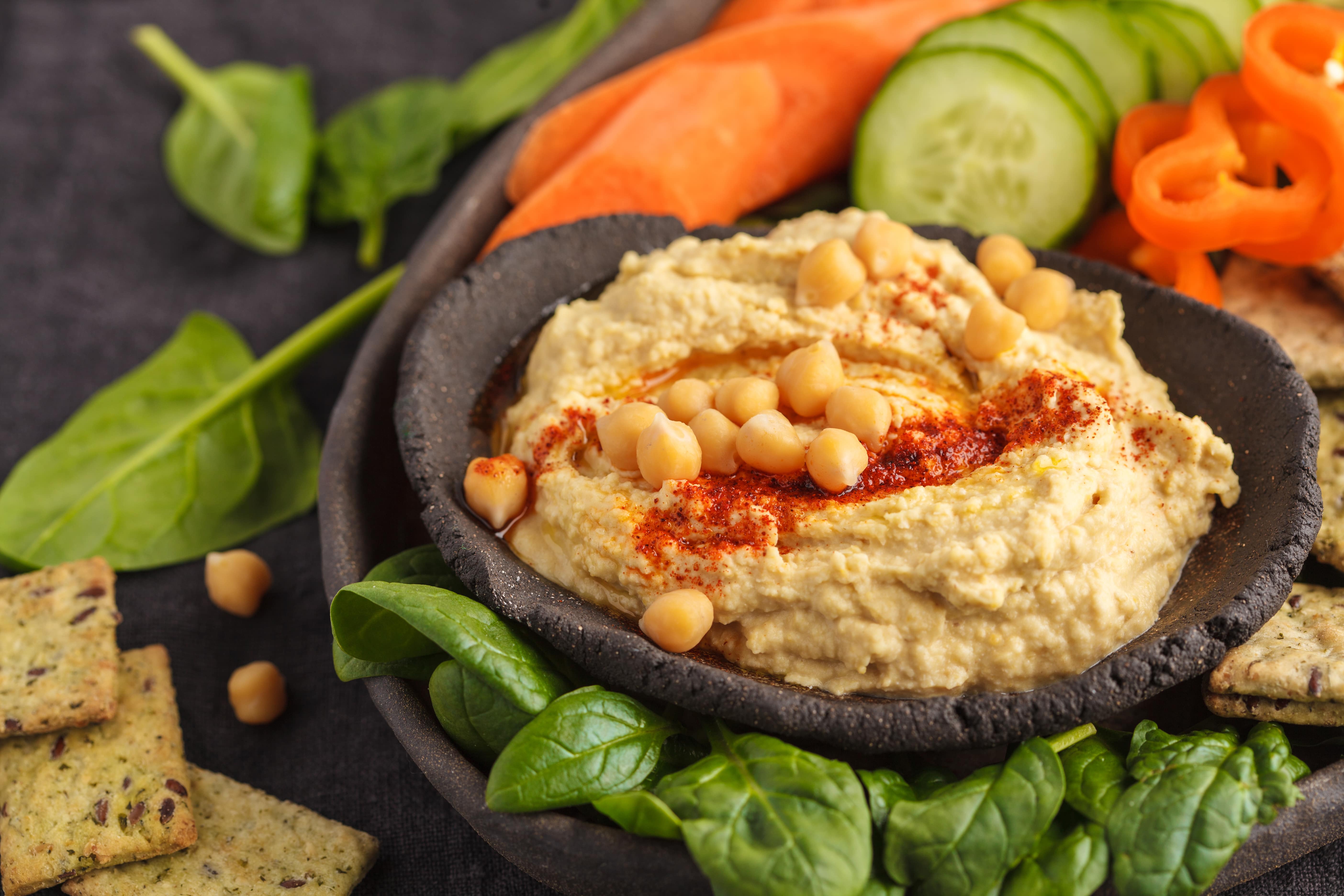 Hummus De Zanahorias Con Hierbabuena