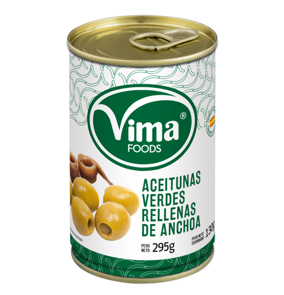 Anchovy Stuffed Olives VIMA Foods