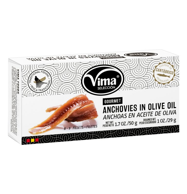 Anchovies in olive oil VIMA Foods